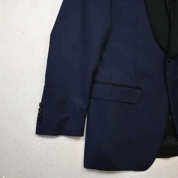 Brooks Brothers 38R 1818 Milano Vitale Barberis Wool Italy Tuxedo Smoking Jacket